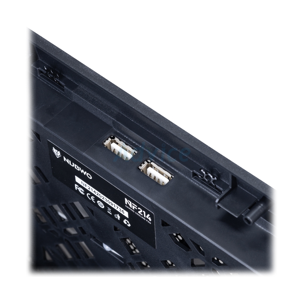 Cooler Pad (2 Fan) NUBWO NF-214 Black