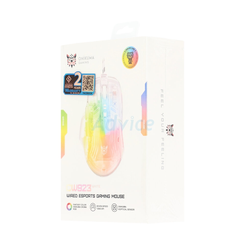 MOUSE ONIKUMA CW923 WHITE
