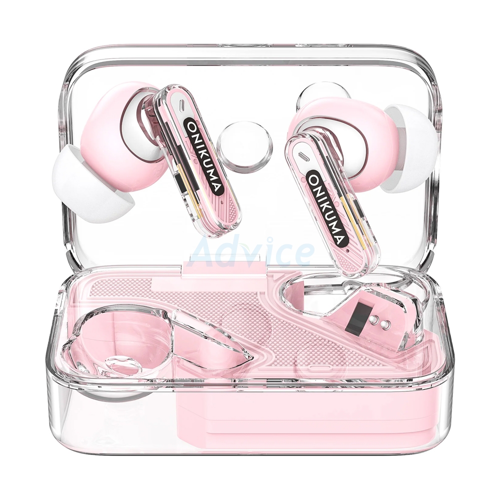 TRUE WIRELESS ONIKUMA T5 PINK (BLUETOOTH)