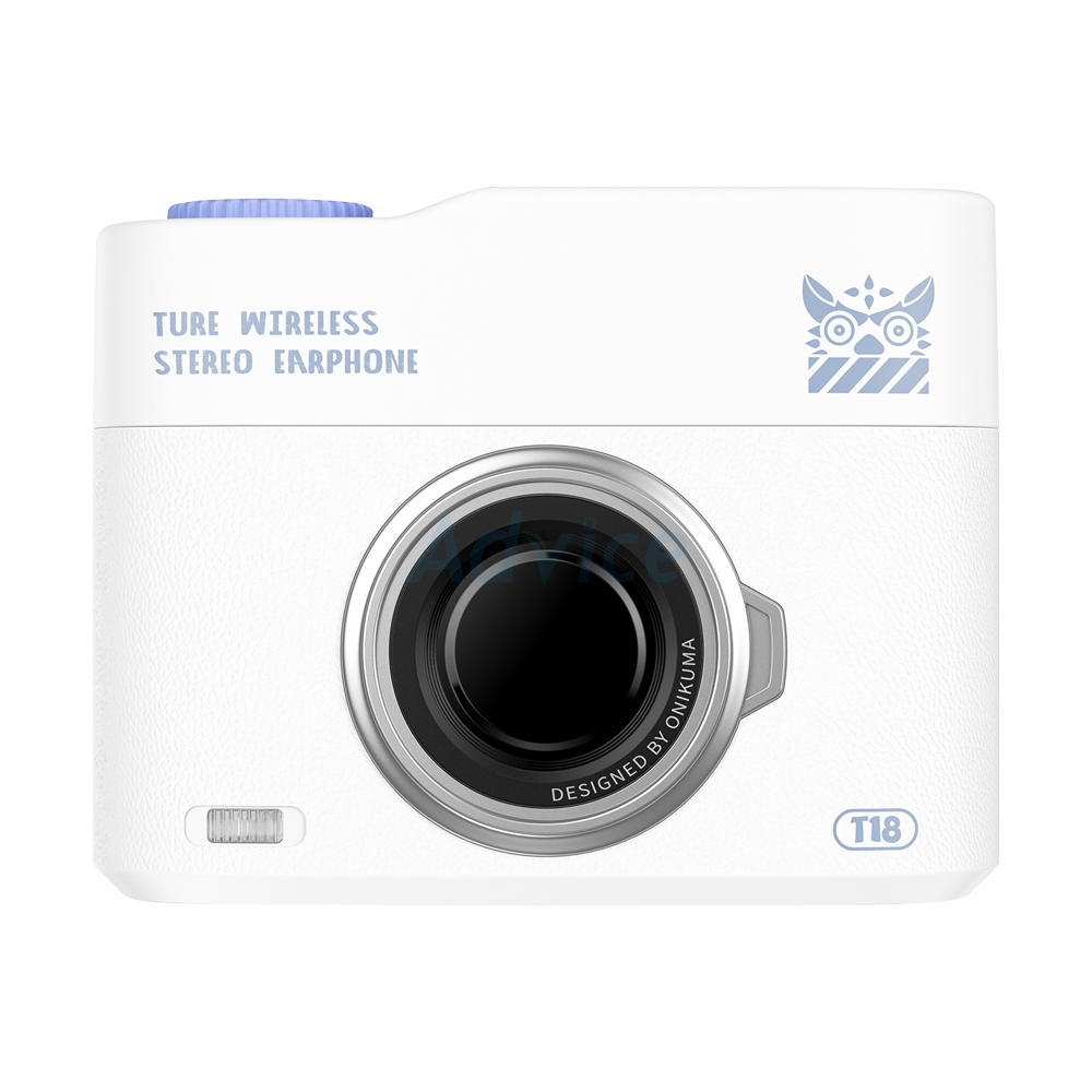 TRUE WIRELESS ONIKUMA T18 WHITE (BLUETOOTH)