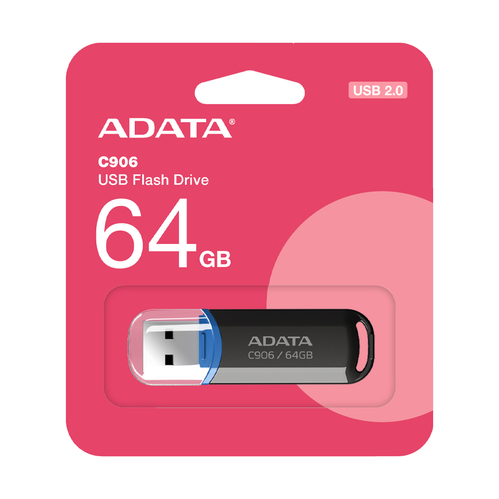 64GB Flash Drive ADATA (C906-64GB-RBK) Black