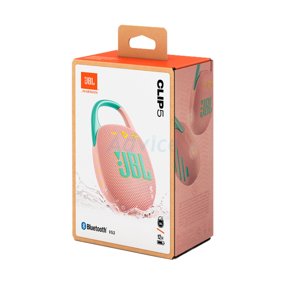 (1.0) ลำโพง JBL CLIP 5 BLUETOOTH PINK