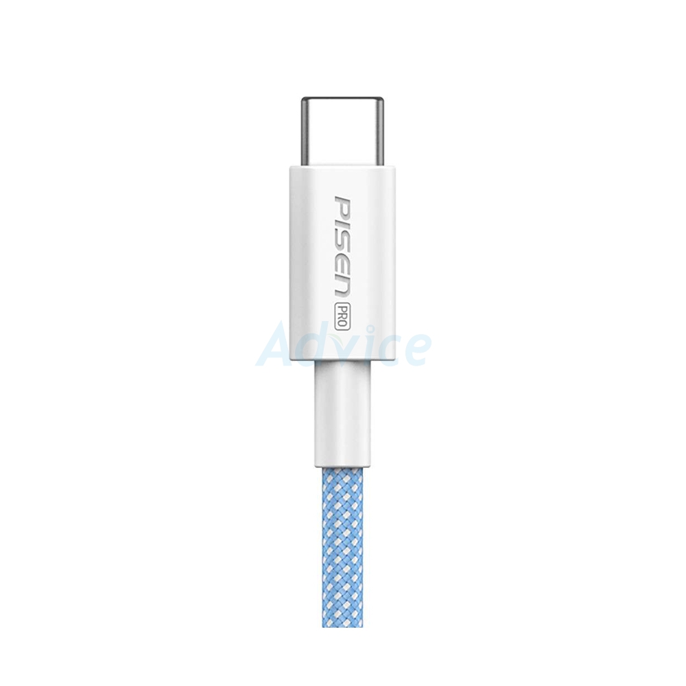 PISEN สายชาร์จ Type-C To Type-C 60W 2M Blue (CC11-2000)