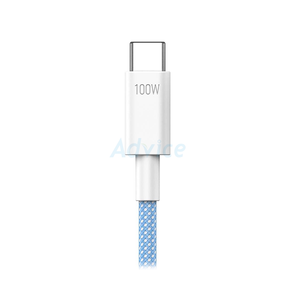 PISEN สายชาร์จ Type-C To Type-C 100W 1M Blue (CC12-1000)