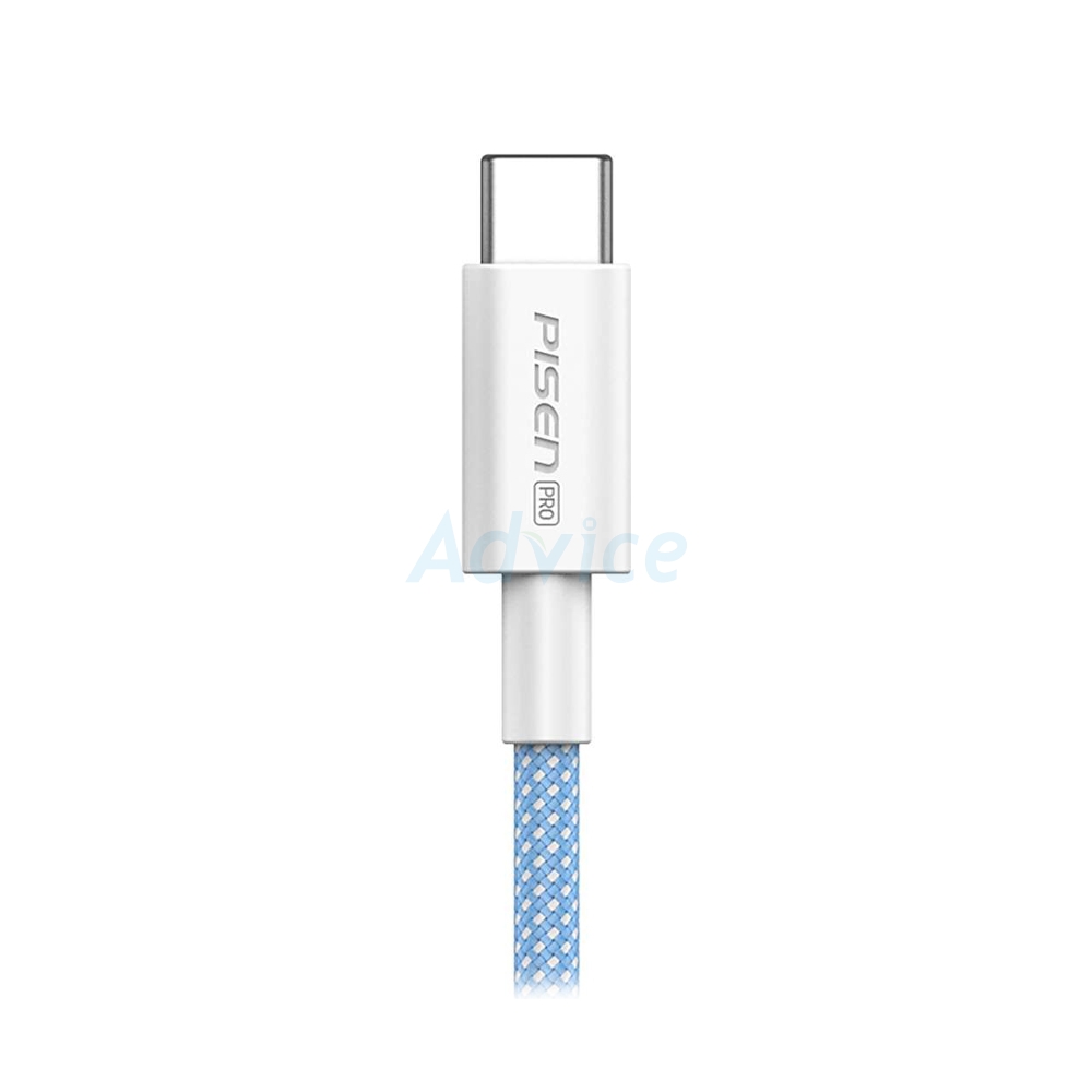 PISEN สายชาร์จ Type-C To Type-C 100W 1M Blue (CC12-1000)