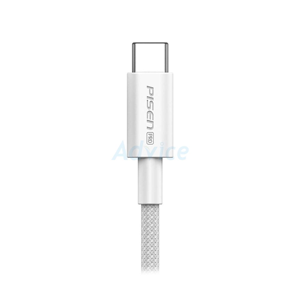 PISEN สายชาร์จ Type-C To Type-C 100W 2M Grey (CC12-2000)
