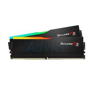 RAM DDR5(6400) 96GB (48GBX2) G.SKILL RIPJAWS M5 RGB BLACK (F5-6400J3239F48GX2-RM5RK)