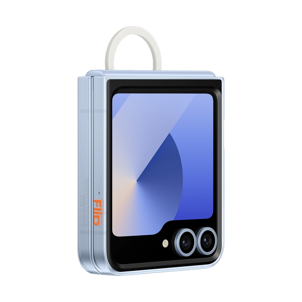 SAMSUNG Filp6 Clear Case with Ring (QF741CTEGWW)
