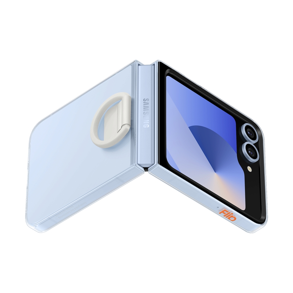 SAMSUNG Filp6 Clear Case with Ring (QF741CTEGWW)