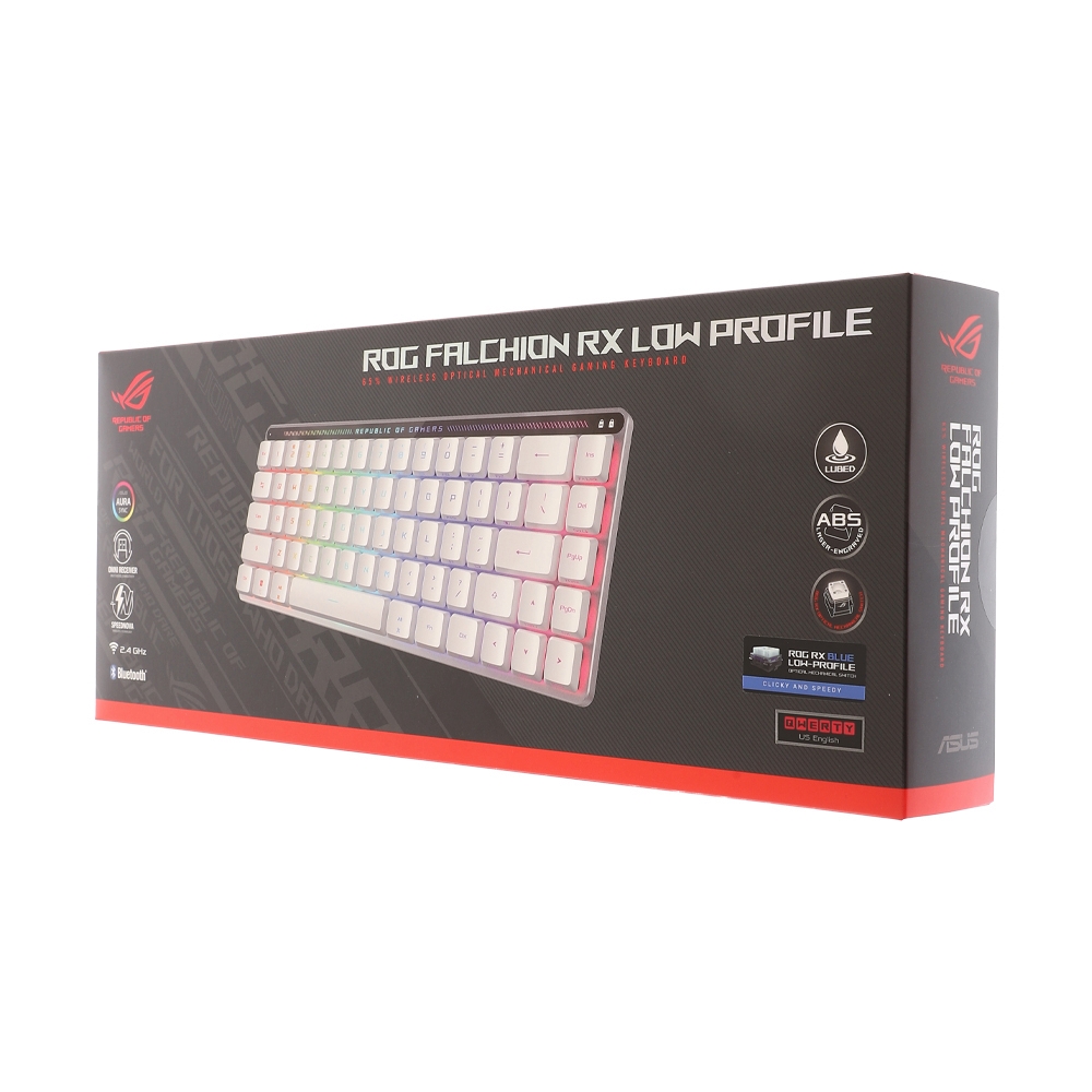 KEYBOARD WIRELESS BLUETOOTH ASUS M603 FALCHION RX LOW PROFILE (BLUE SWITCH คีย์บอร์ด)