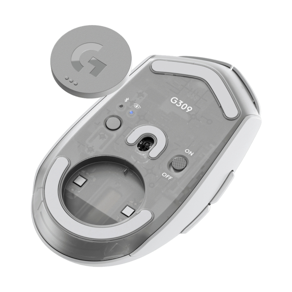MOUSE WIRELESS BLUETOOTH LOGITECH G309 LIGHTSPEED WHITE (เมาส์ไร้สาย)