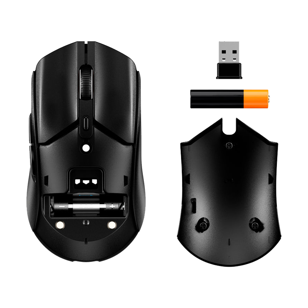 MOUSE WIRELESS BLUETOOTH HYPERX PULSEFIRE HASTE 2 CORE BLACK RED (เมาส์ไร้สาย)