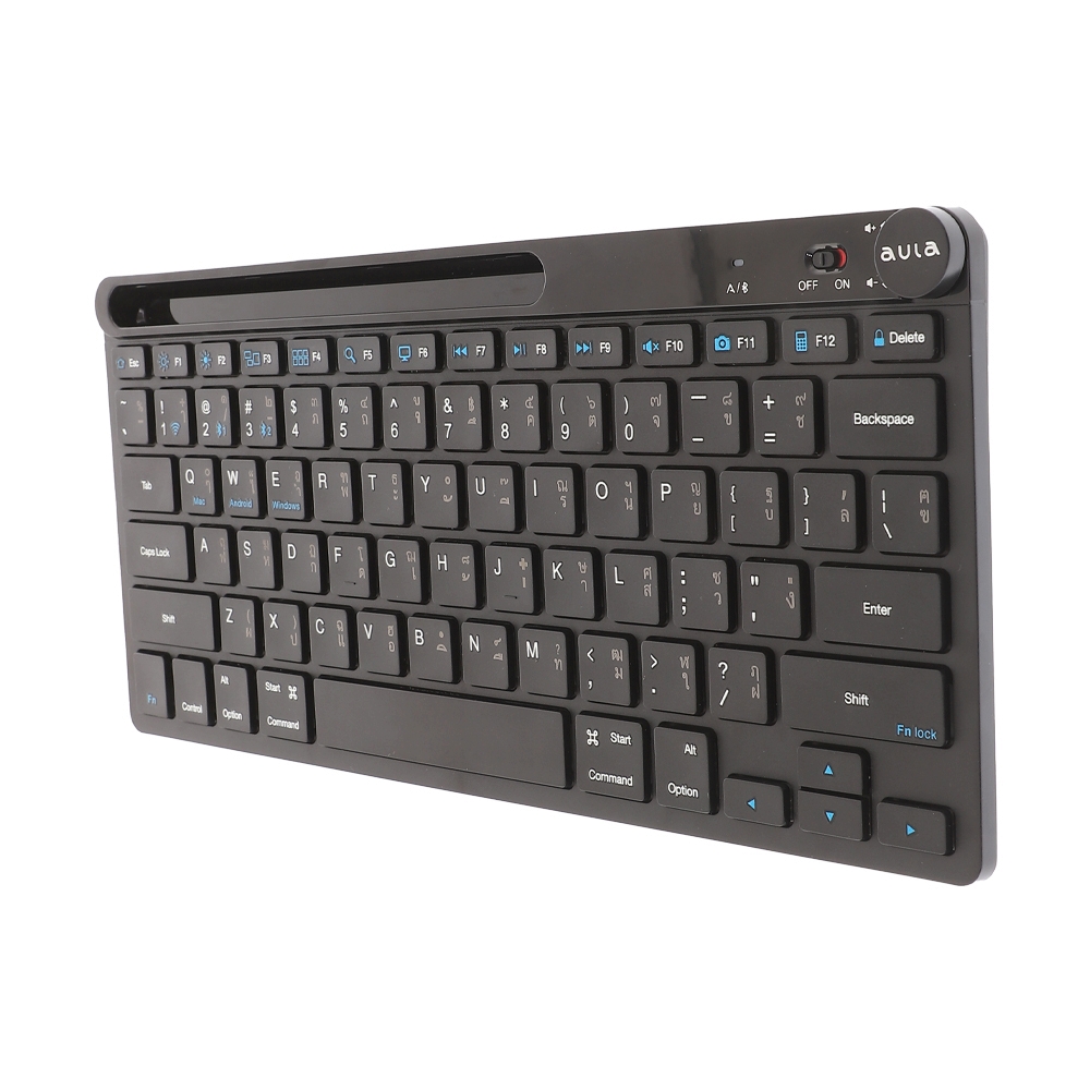BLUETOOTH/WIRELESS KEYBOARD AULA AK205A BLACK