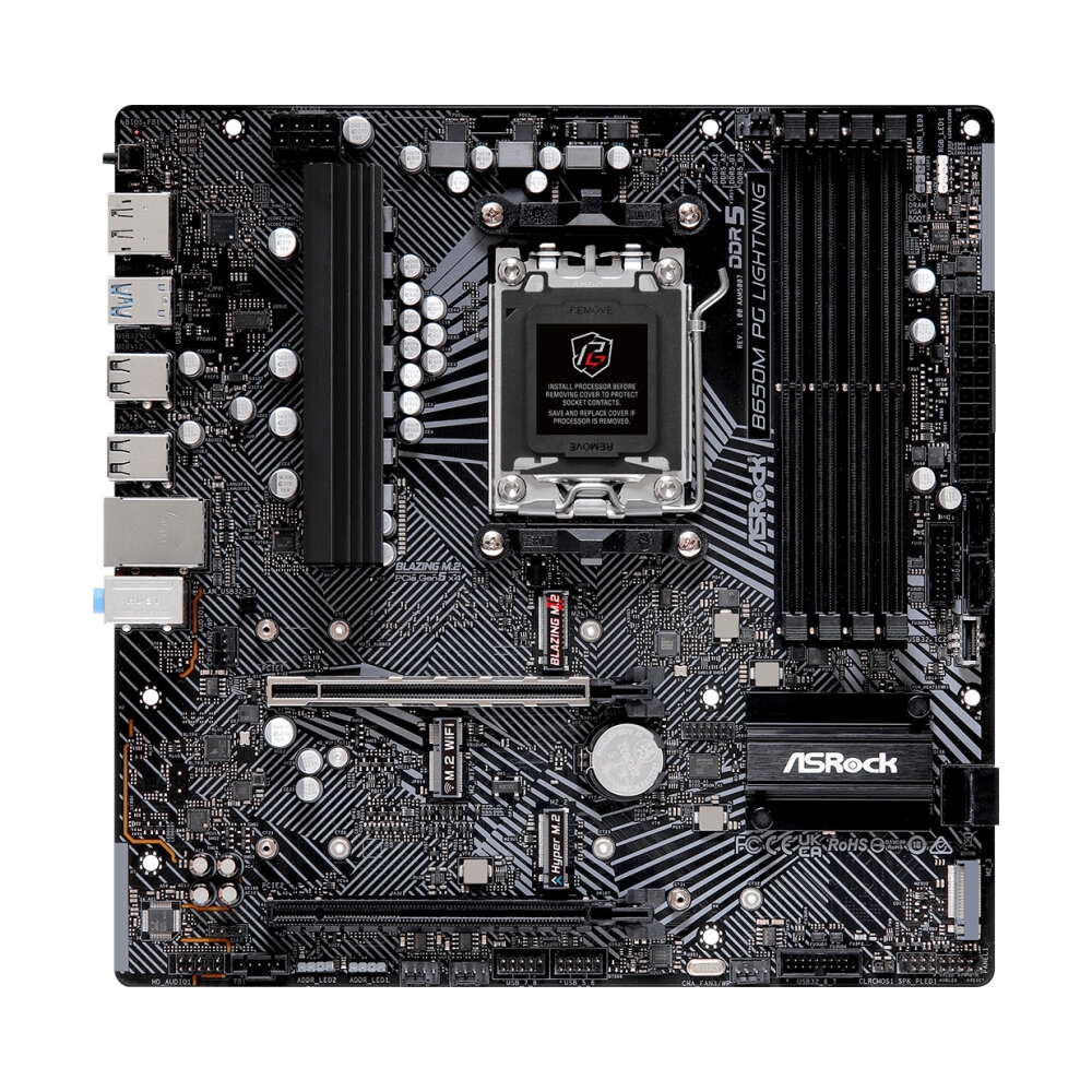 MAINBOARD (AM5) ASROCK B650M PG LIGHTNING DDR5