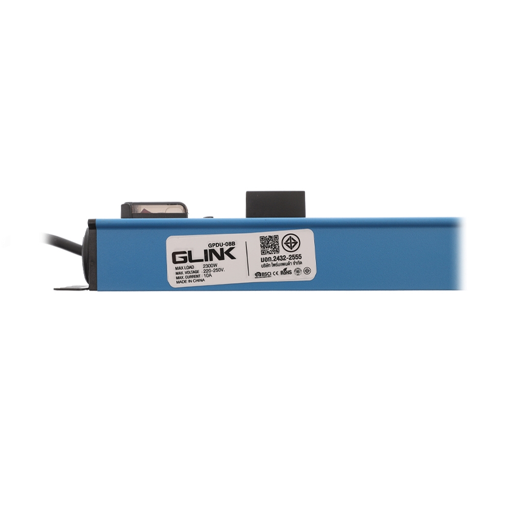 รางปลั๊กไฟชนิด 6 Outlet GLINK (GPDU08B)
