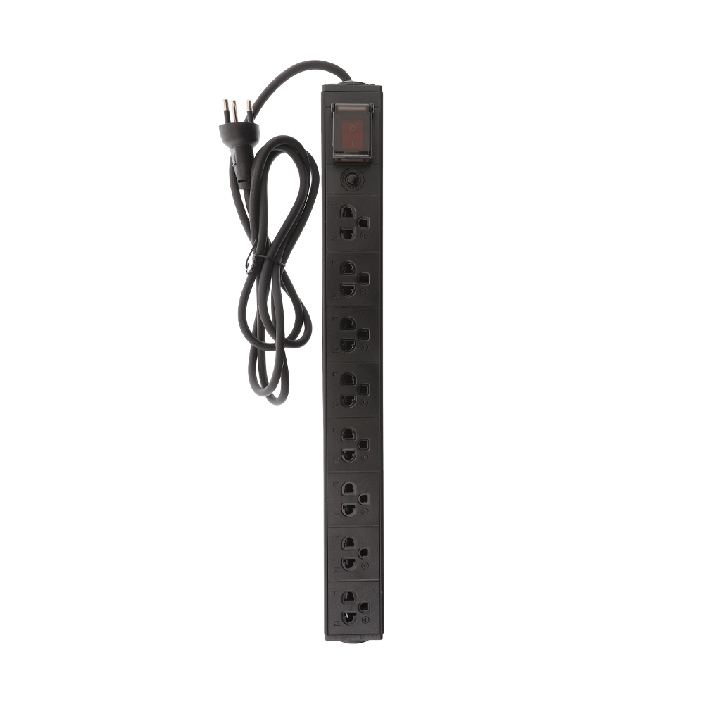 รางปลั๊กไฟชนิด 8 Outlet GLINK (GPDU09K) Black