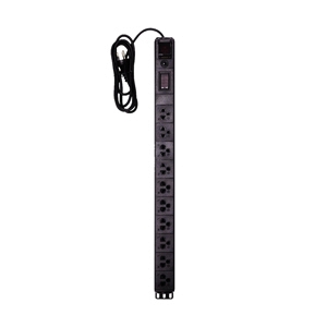 รางปลั๊กไฟชนิด 10 Outlet GLINK (GPDU12) Black