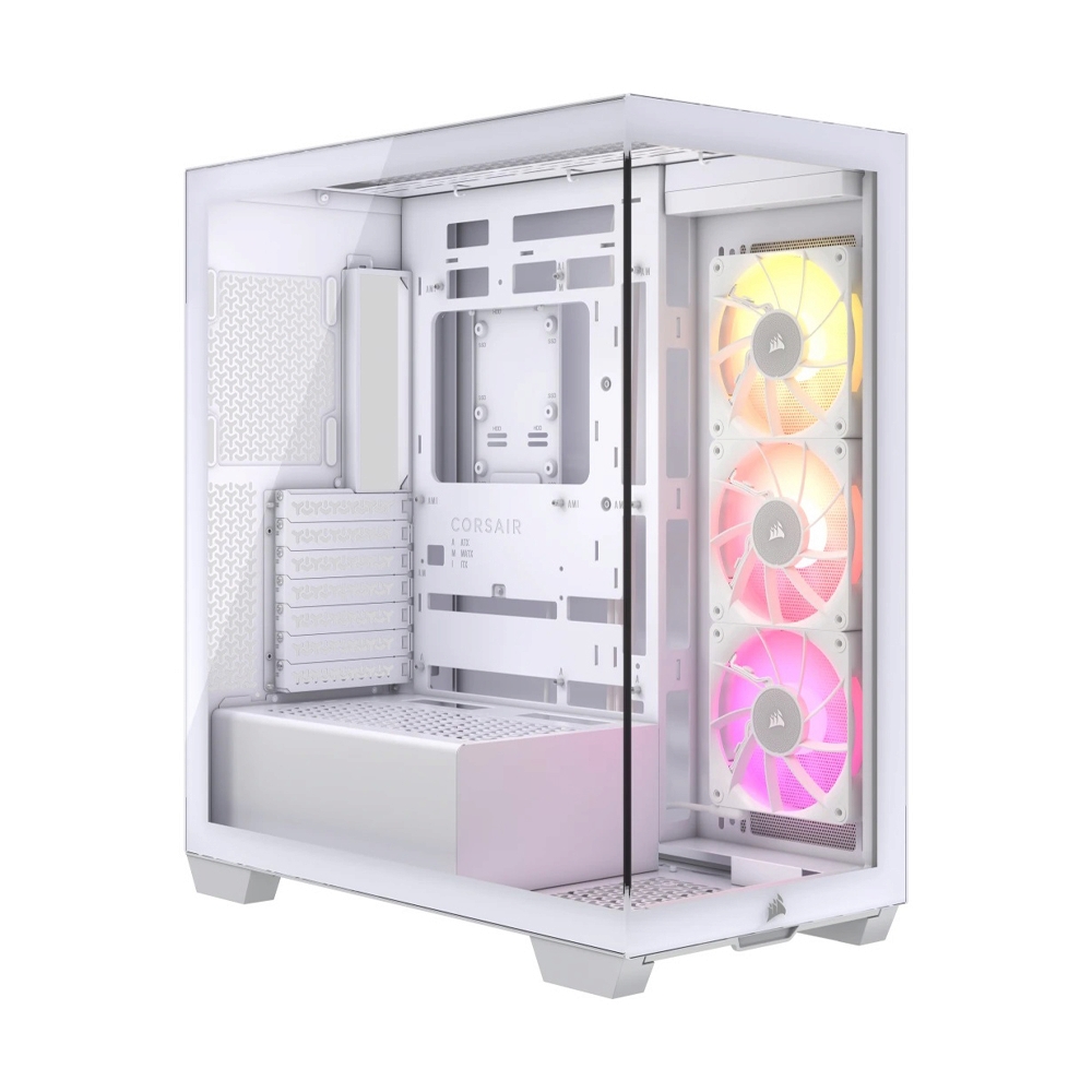 ATX CASE (NP) CORSAIR ICUE LINK 3500X RGB TEMPERED GLASS WHITE