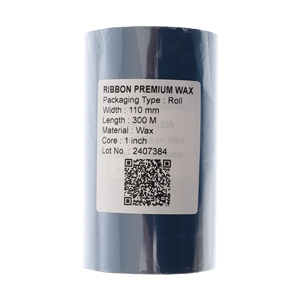Ribbon Barcode WAX 110x300 (Black)