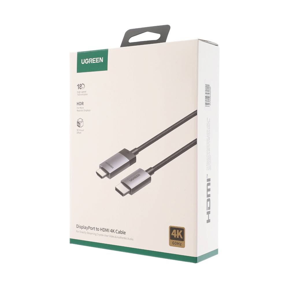 Cable DP TO HDMI M/M (2M) UGREEN 15774                                          