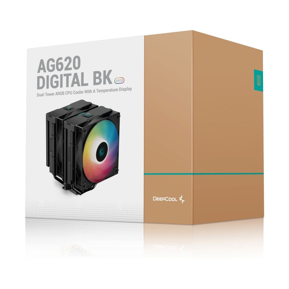 CPU Cooler DEEPCOOL AG620 ARGB DIGITAL (BLACK)