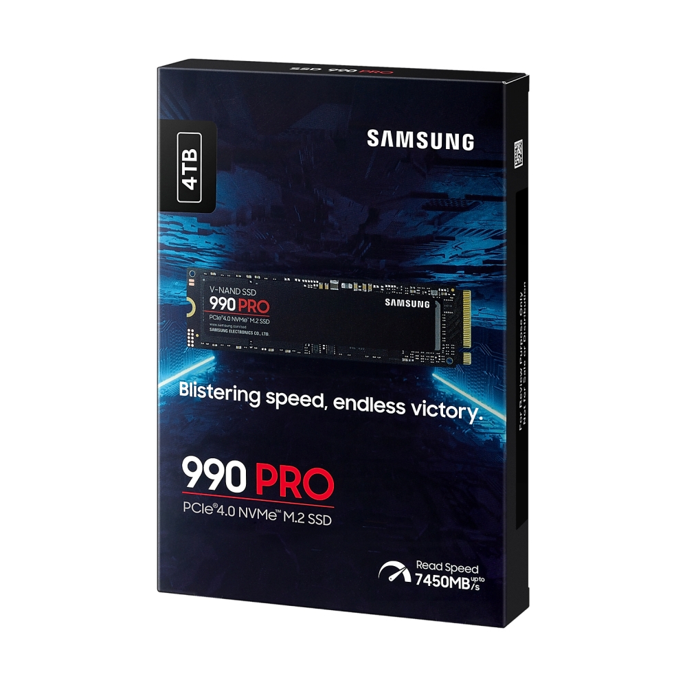 SSD M.2 PCIe (4.0) 4.TB (5Y) SAMSUNG 990 PRO (MZ-V9P4T0BW)