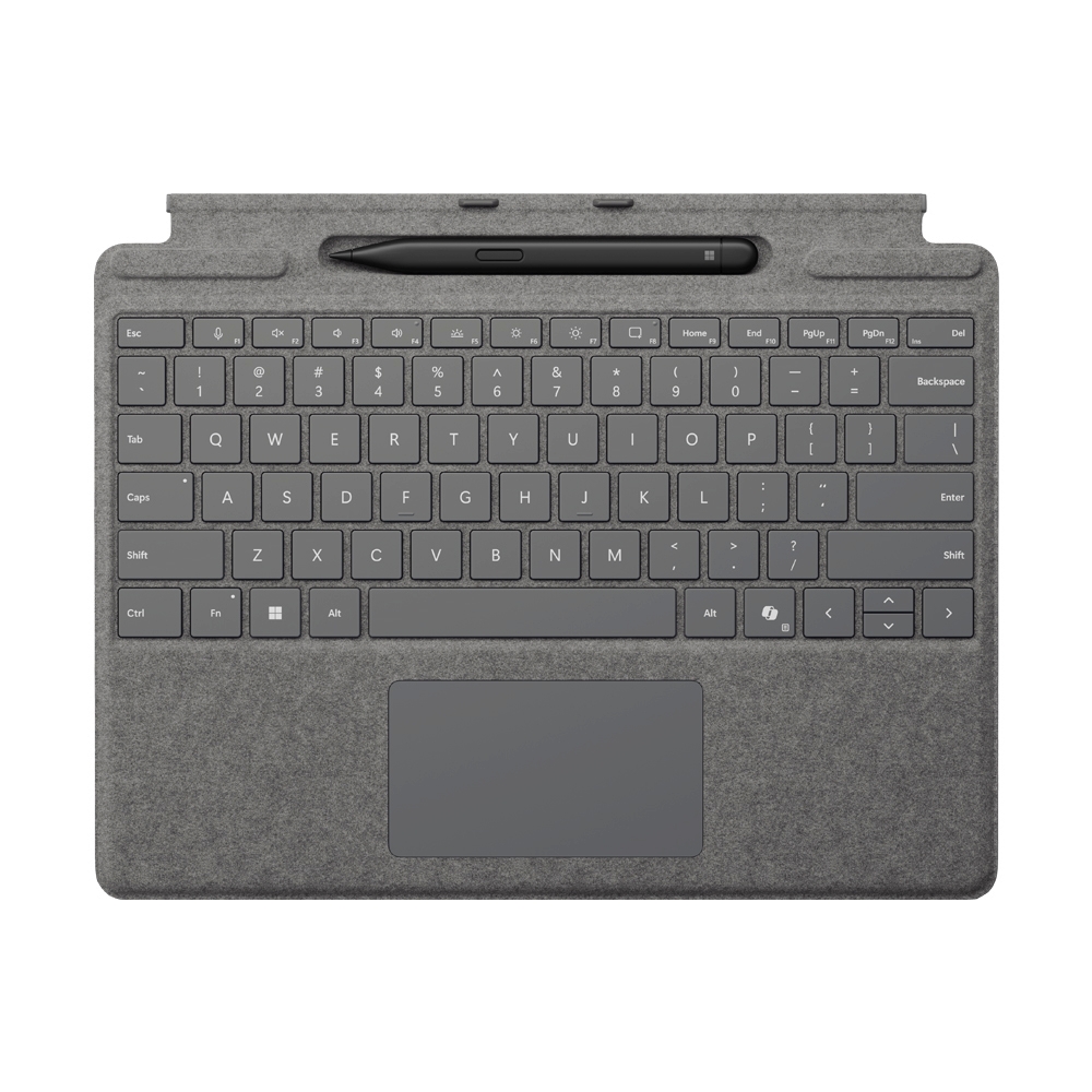 Microsoft Surface Pro Signature Keyboard with Slim Pen 2 Bundle Platinum (8X6-00229)