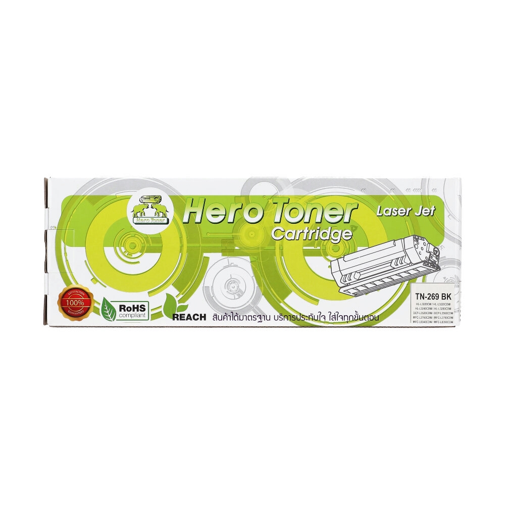 TONER-RE BROTHER TN-269 BK - HERO                                               
