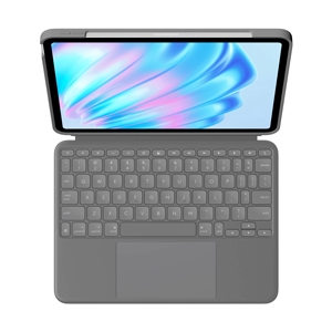 Case Keyboard iPad Air 11" (M2,M3,M4) Logitech Combo Touch - Grey