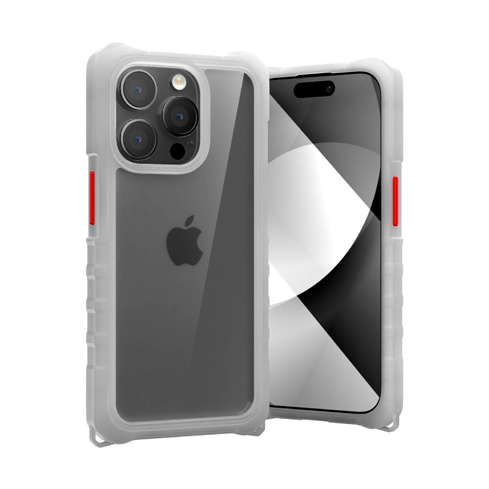 Case iPhone 15 Pro Goospery Bumper Pop Matt Clear