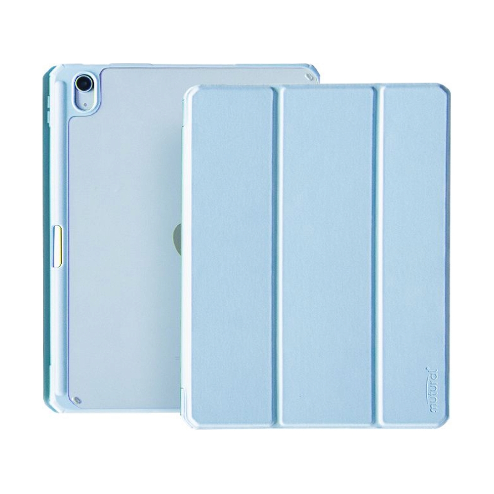 Case iPad Air 11" Mutural Clear Folio with Apple Pencil Holder - Sky Blue