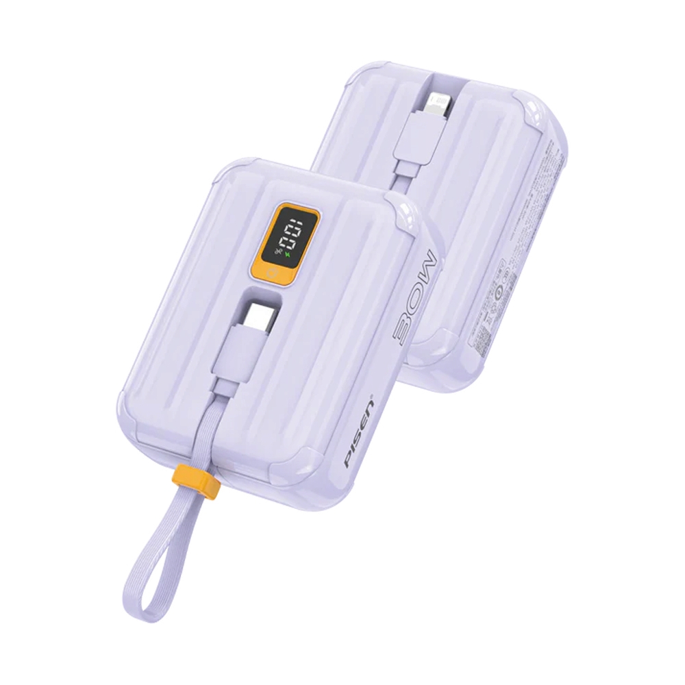POWER BANK 10000 mAh PISEN (30W,TS-D364) Purple