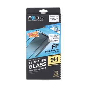 ฟิล์ม iPhone 16 Plus FOCUS กระจกแบบใสเต็มจอขอบดำ