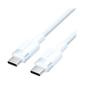 VENTION สายชาร์จ Type-C To Type-C 60W 1M Blue (Aluminum Alloy Type)