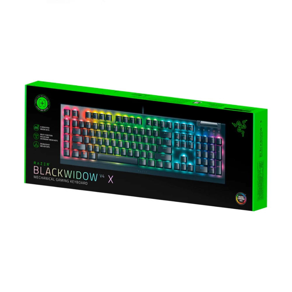 KEYBOARD RAZER BLACKWIDOW V4 X (GREEN SWITCH คีย์บอร์ด)
