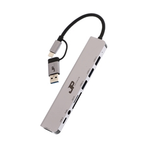 Converter Type-C + USB 8 in 1 DUAL JP (JP81Dual)