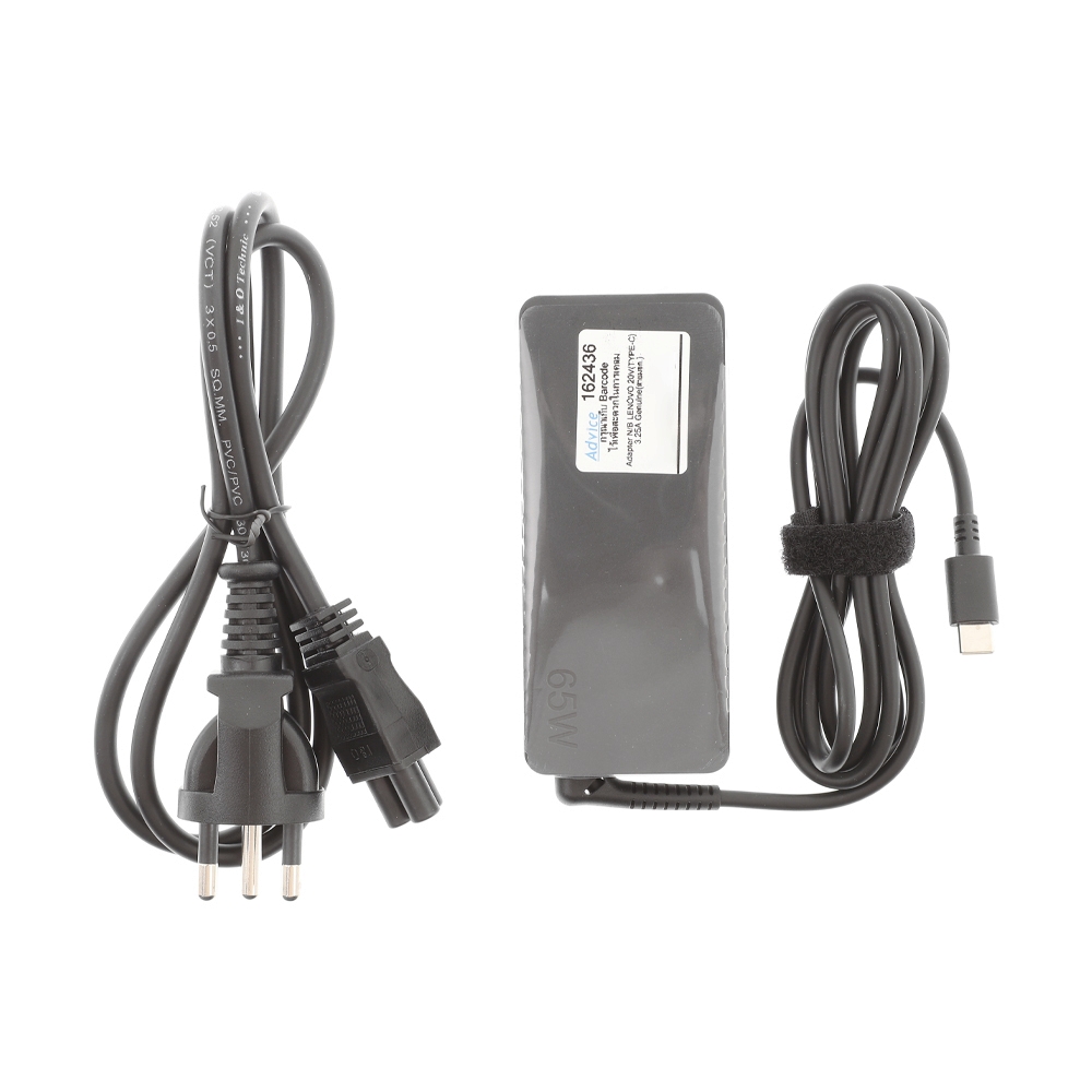 Adapter N/B LENOVO (TYPE-C) 20V 3.25A (65W) GENUINE (สาย มอก.)
