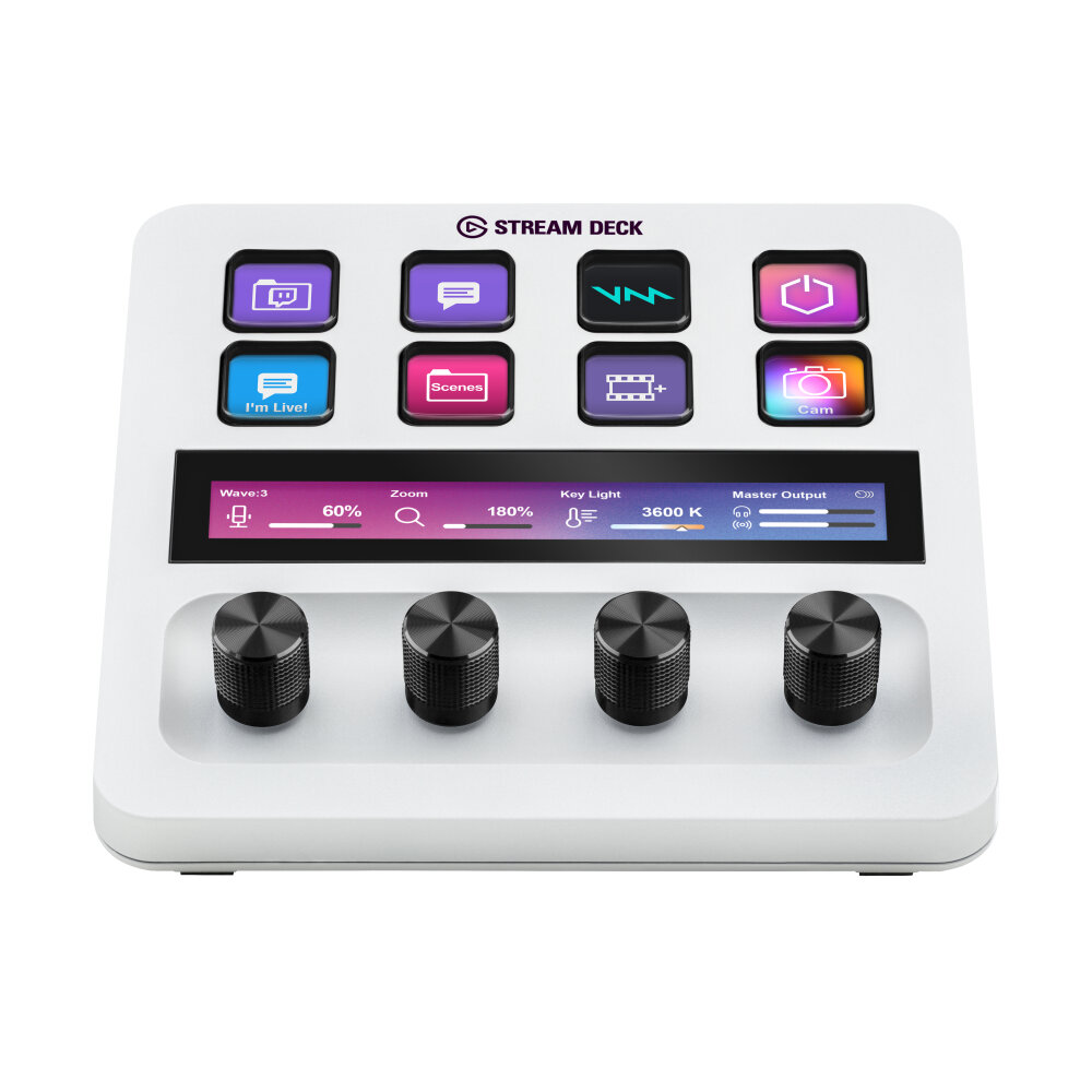 Keypad ELGATO STREAM DECK+ (10GBD9911) White