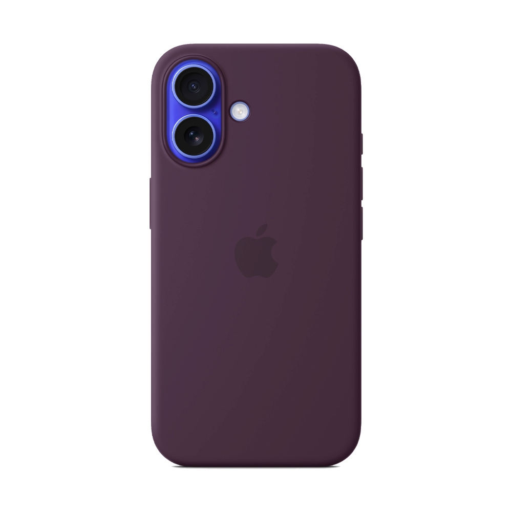 Apple Case iPhone 16 Silicone with MagSafe - Plum (MYY43FE/A)