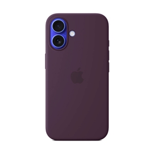 Apple Case iPhone 16 Silicone with MagSafe - Plum (MYY43FE/A)