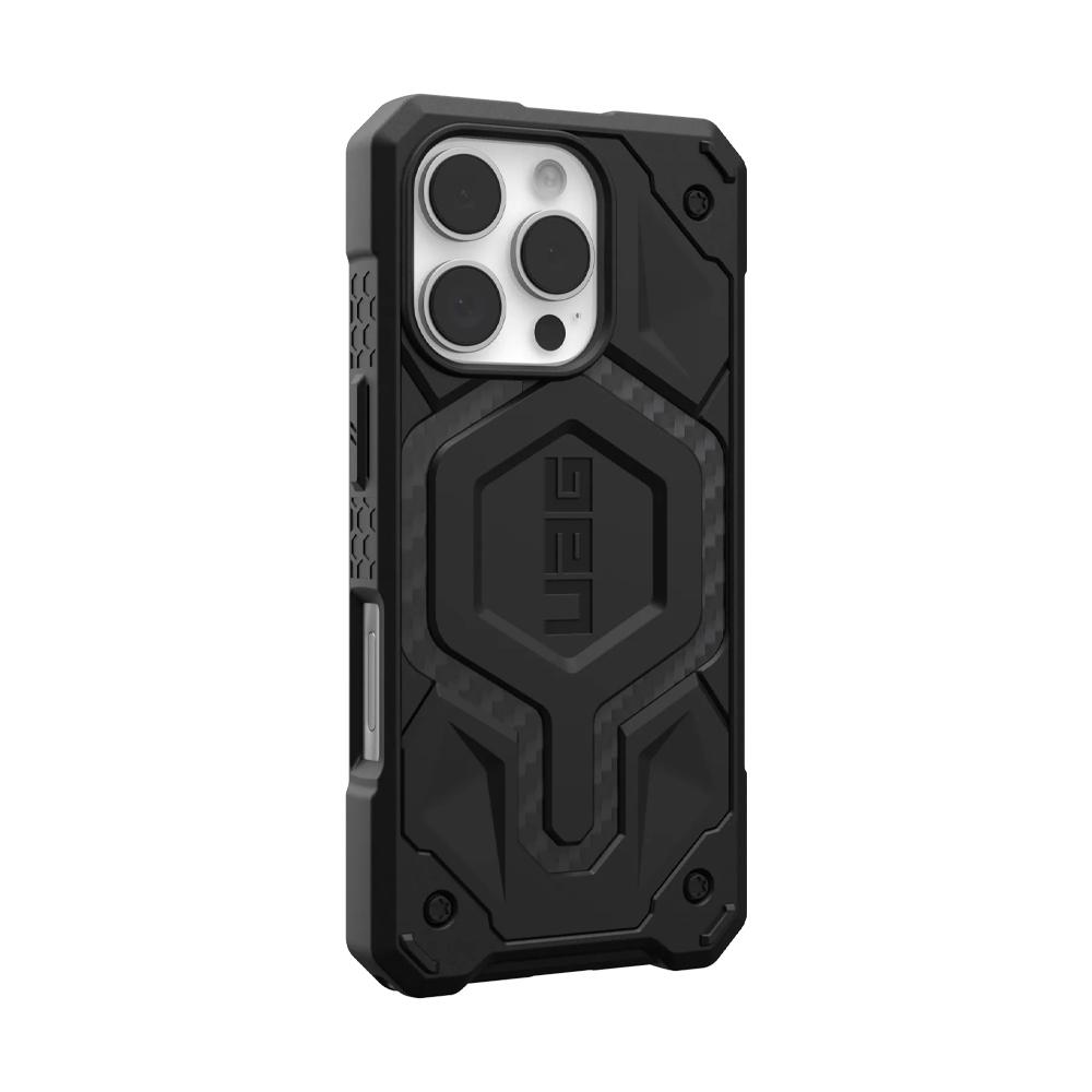 Case iPhone 16 Pro UAG Monarch - Carbon Fiber