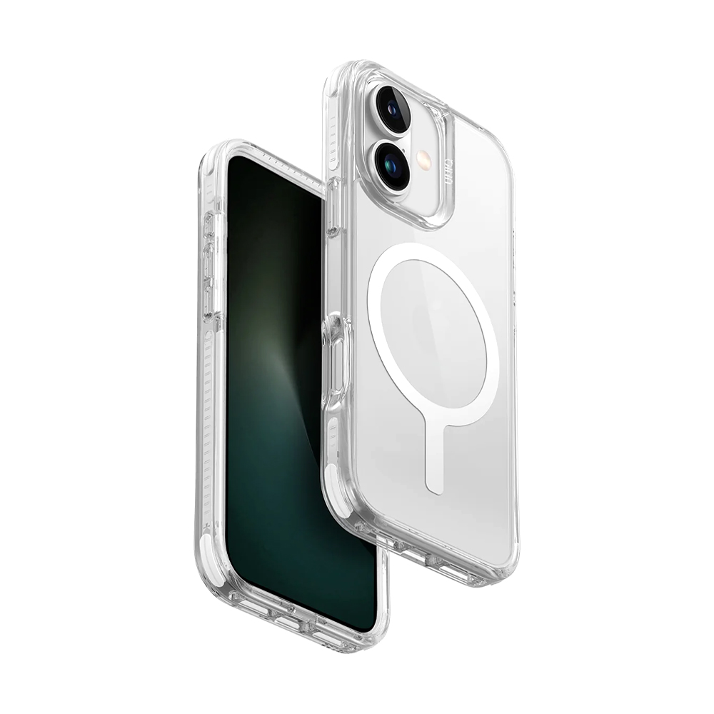 Case iPhone 16 UNIQ Magclick Charging Comt - White