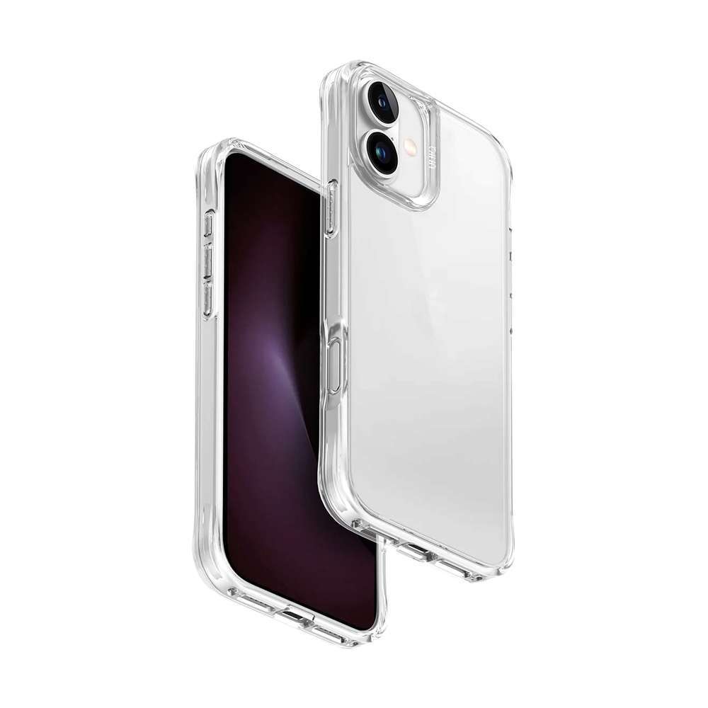 Case iPhone 16 Plus UNIQ Hybrid Lifepro Xtreme Crystal - Clear