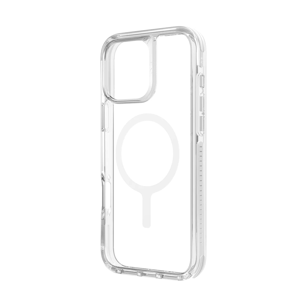 Case iPhone 16 Plus UNIQ Hybrid Magclick Charging Combat Lume - White