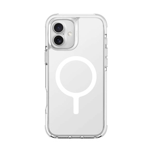 Case iPhone 16 Plus UNIQ Hybrid Magclick Charging Combat Lume - White