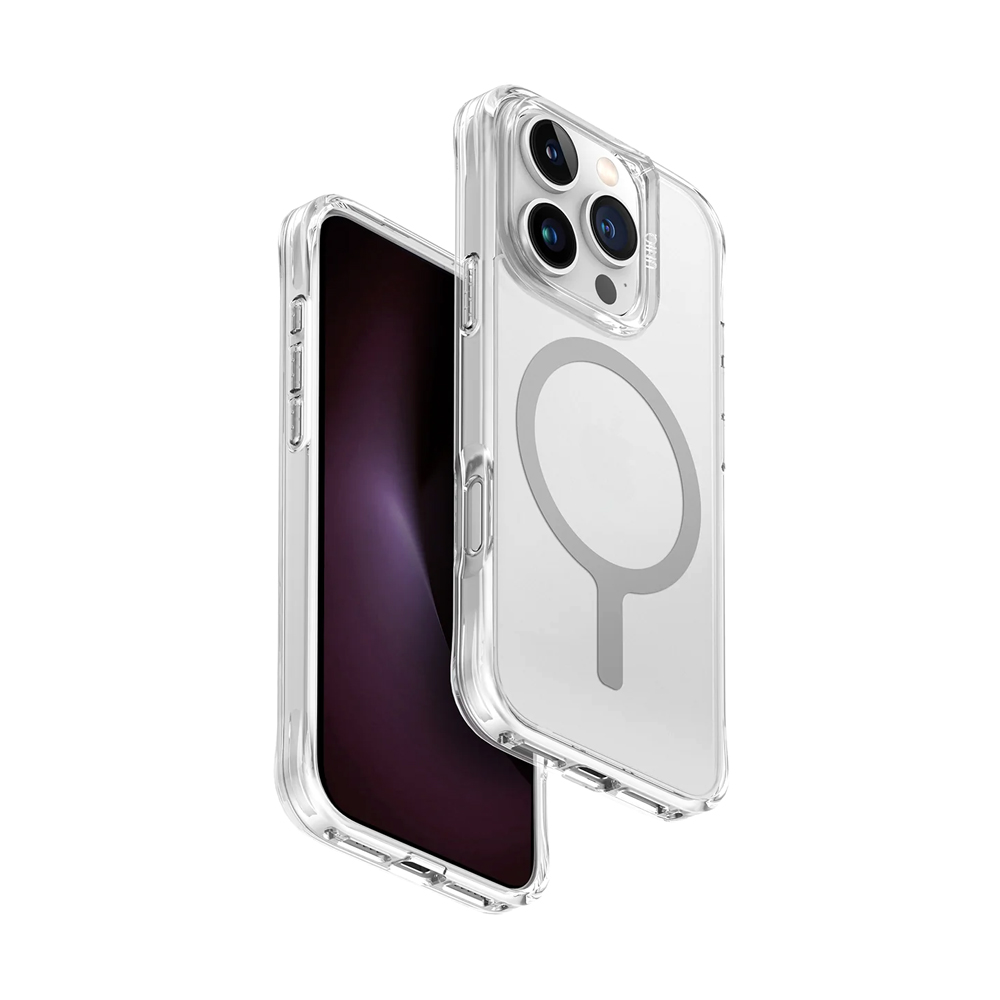 Case iPhone 16 Pro UNIQ Hybrid Magclick Charging Lifepro Xtreme Dove - Frost Clear