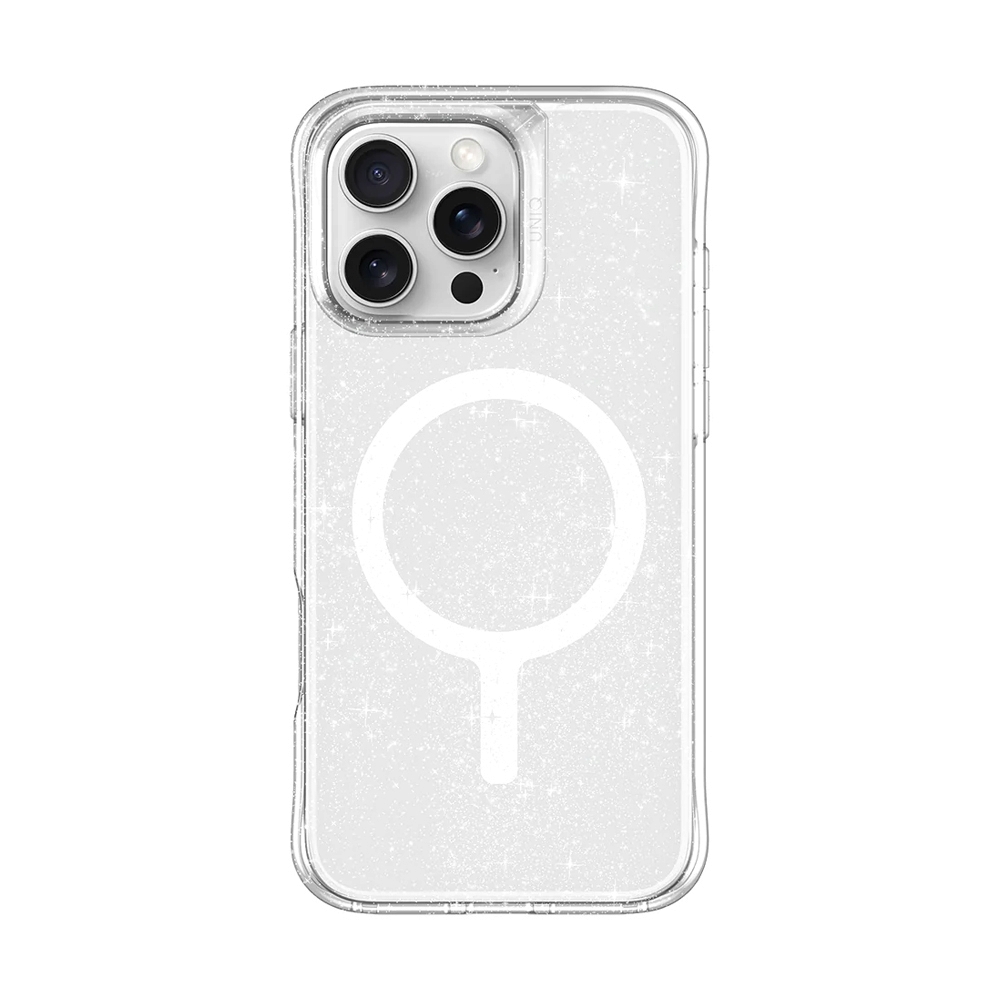 Case iPhone 16 Pro UNIQ Hybrid Magclick Charging Lifepro Xtreme Tinsel - Lucent