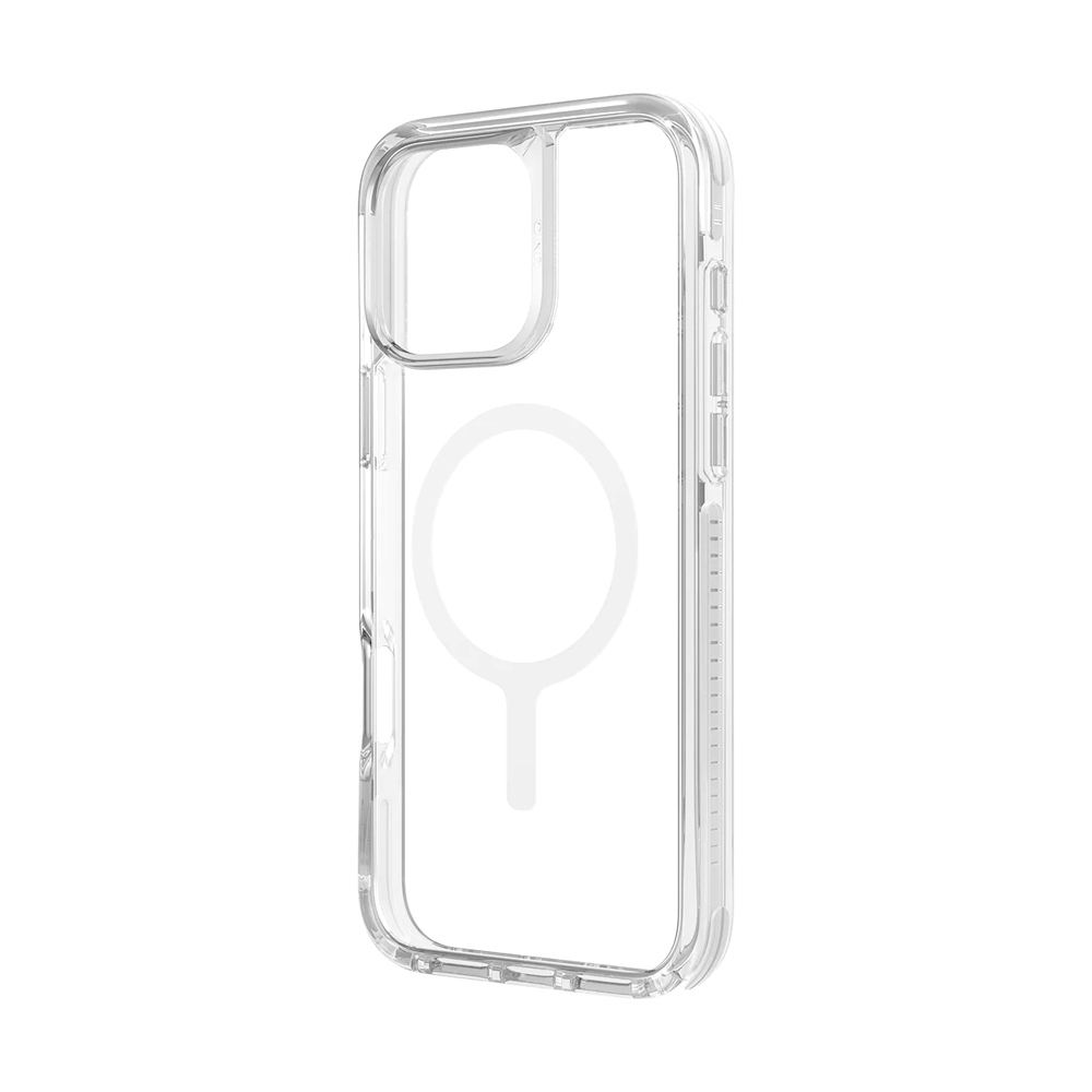 Case iPhone 16 Pro UNIQ Hybrid Magclick Charging Combat Lume - White
