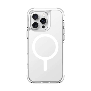 Case iPhone 16 Pro UNIQ Hybrid Magclick Charging Combat Lume - White