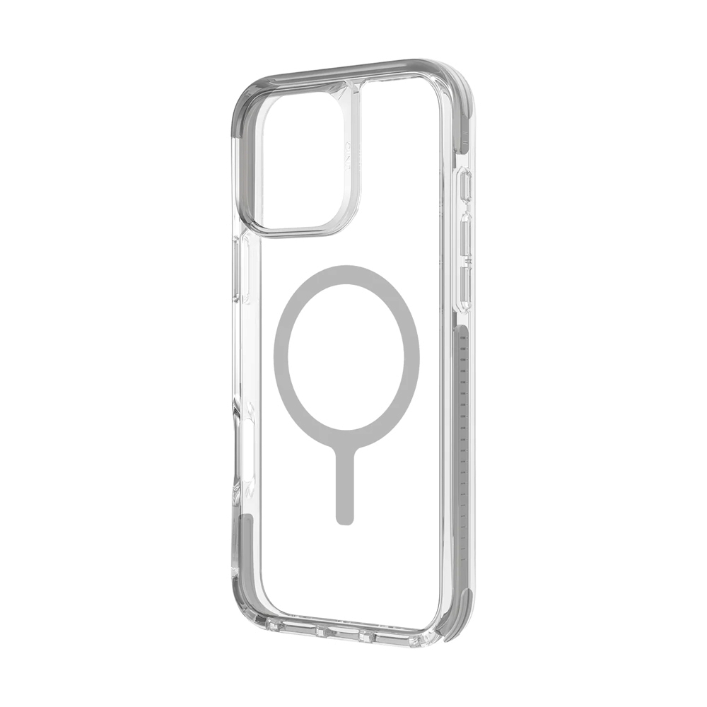Case iPhone 16 Pro UNIQ Hybrid Magclick Charging Combat - Stone Grey